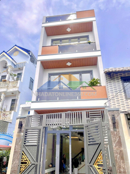 Nhà mới 4 tầng (4.3x14m) hxh phạm thế hiển p3q8. giá: 8.9 tỷ