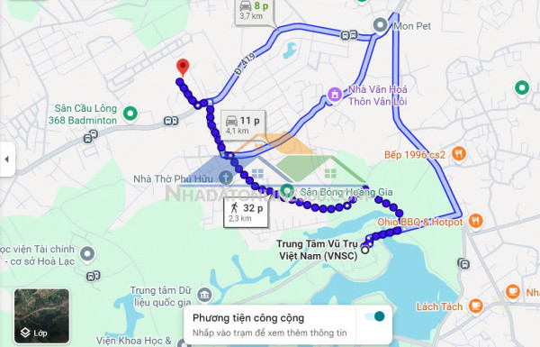 Chính chủ bán lô đất hòa lạc, mặt đường tỉnh 420. cách trung tâm vũ trụ việt nam 2,3km. vị trí lõi hòa lạc!