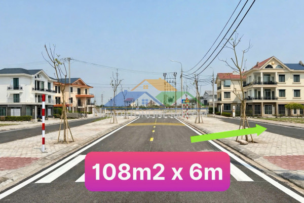 Chỉ 1.x tỷ đất quất lâm 108m2 mặt tiền 6m sát khu công nghiệp 400ha và quảng trường biển