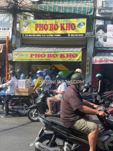 Nhà mặt tiền nguyên hồng – phường 11, bình thạnh – vị trí kinh doanh đắc địa tại bình thạnh