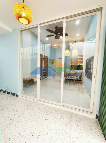 Cho thuê nhà mới (7x8m) 2 phòng ngủ ql50 bình hưng,bình chánh