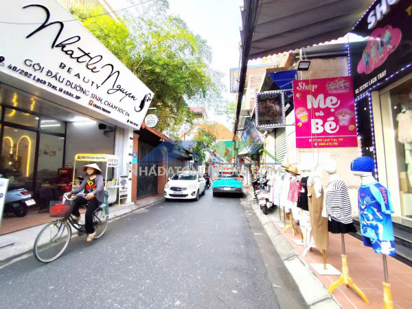 ⭐⭐mặt đường hào khê - 130m - mặt tiền 4.8m - gần lạch tray kinh doanh đẹp