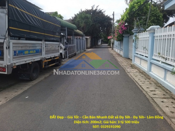 Đất đẹp – giá tốt – cần bán nhanh đất xã đạ tẻh - đạ tẻh– lâm đồng