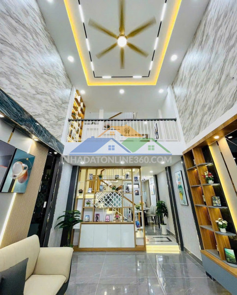 Ngay cv làng hoa - trung tâm gò vấp - 3 tầng - 60m2 - tặng full nội thất - chỉ 6.x tỷ nhỏ