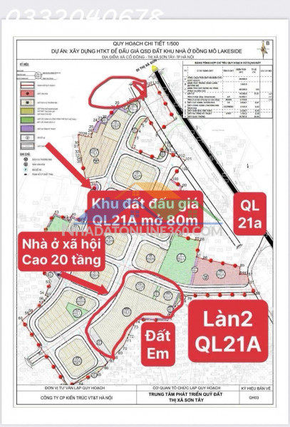 Hòa lạc.đẹp như đất đấu giá mà giá chỉ 1/2