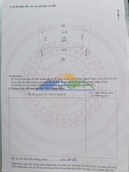 Bán đất hòa lạc xây trọ gần trường đại học quốc gia, gần công nghệ cao 100m2 giá nhỉnh 2 tỷ