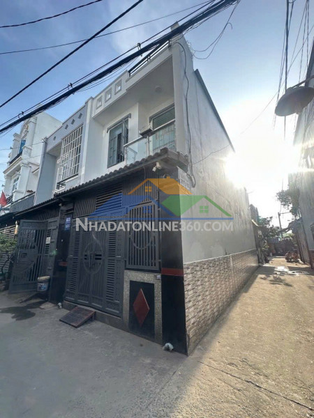 Bán nhà lô góc cực đẹp, hxh 2 mặt tiền, 2 tầng, 52m2, tân thới hiệp, quận 12, giá 4.95ty