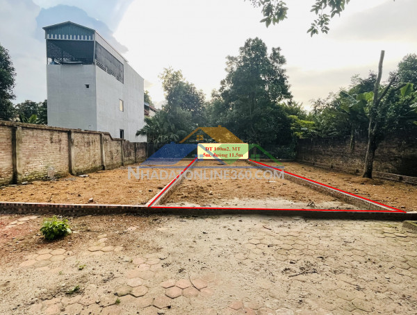 Chính chủ cắt lỗ 300tr bán nhanh 2 lô mặt đường phú cát, cách đại học quốc gia 1km.