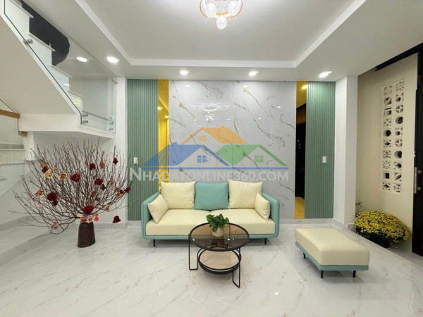 Hẻm nhựa 5m - xe hơi thông - thích quãng đức - phú nhuận - 60m2 - chỉ 9.x tỷ tl tốt