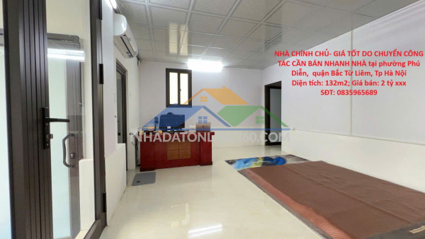 Nhà chính chủ- giá tốt do chuyển công tác cần bán nhanh nhà tại quận bắc từ liêm, hn