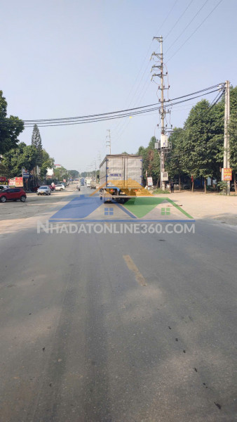 Bán gấp thu hồi vốn 105m2 đất hòa lạc đường 8m ô tô tránh gần ql21 giá chỉ 3x triệu.