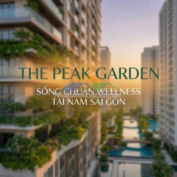 Căn hộ wellness tại q7 – không gian sống tinh chọn  the peak garden giá từ 75 triệu/m2, 15% kí hđmb