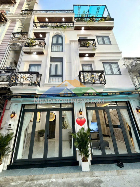 Nhà mới khu vip hxh võ thị nhờ – 4 tầng btct – mt hẻm >6m