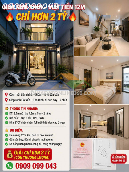 ???? ???? nhà mới 5 tầng – hxh phạm văn chiêu, gò vấp ????