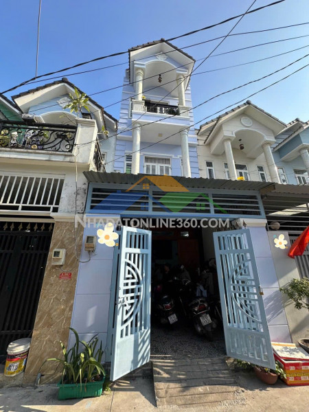 Bán nhà đẹp hxh 5m thông tô ngọc vân, quận 12, dt 4 x 14m, 3 tầng btct - gía  5.6 tỷ