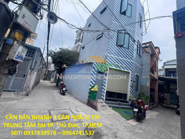 Nhà đẹp - giá đầu tư – cần bán nhanh 4 căn nhà vị trí trung tâm tại tp. thủ đức, tp.hcm