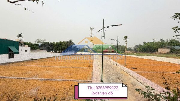 Lô góc thoáng 120m2- giá nhỉnh 3 tỷ tại làn 2 ql21 - kết nội trục hồ tây ba vì- mua đất tặng thêm 3m view biệt thự tỷ đô