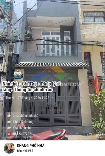 Ngộp bank bán gấp nhà 2 mặt tiền  4x 18 –hxh 10m, tphcm