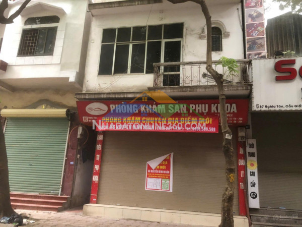Cho thuê nhà mặt phố nghĩa tân – mặt tiền rộng 5m – kinh doanh cực tốt