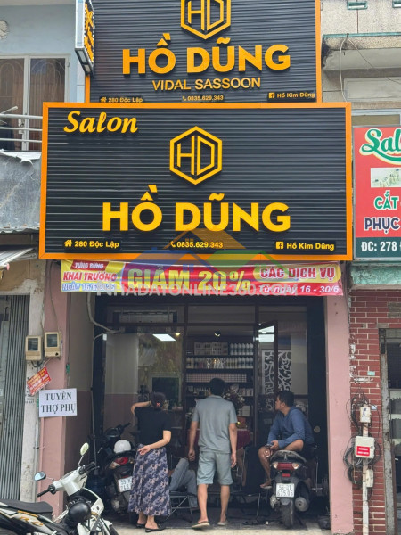 Sang nhượng gấp salon tâm huyết – mặt tiền độc lập, tân phú