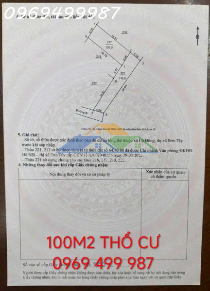 Cần bán gấp lô đất thổ cư 100m² – gần đh fpt & khu công...