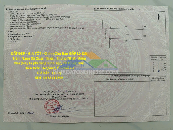 Đất đẹp - giá tốt - chính chủ bán gấp lô đất tiềm năng...