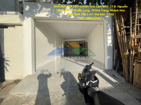 Nhà đẹp–giá tốt–chính chủ cần bán  77 đ. nguyễn tất thành, p.phước long, tp.nha trang, khánh hòa