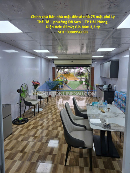 Chính chủ bán nhà mặt tiền lý thái tổ đồ sơn – gần biển...