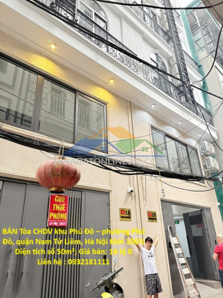 Bán tòa chdv khu phú đô – phường phú đô, quận nam từ liêm, hà nội mới 100%