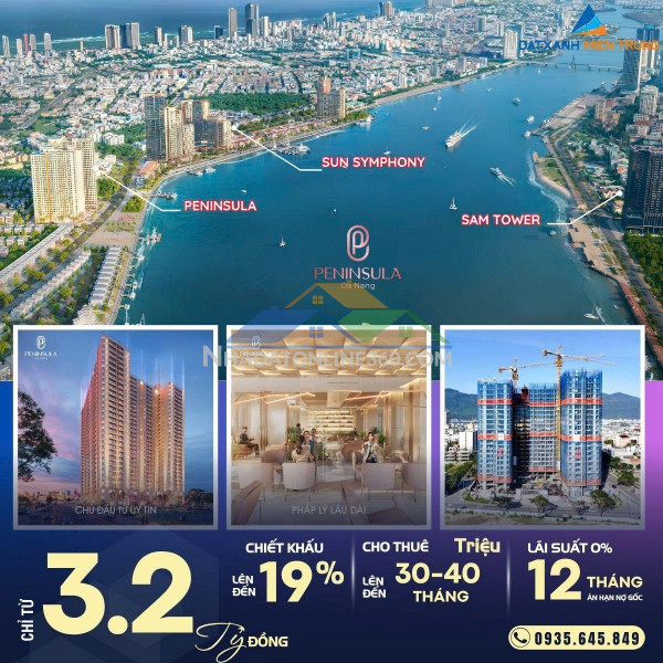 Hot! quỹ căn hộ peninsula đà nẵng – chỉ từ 4 tỷ  chiết khấu đến 18%