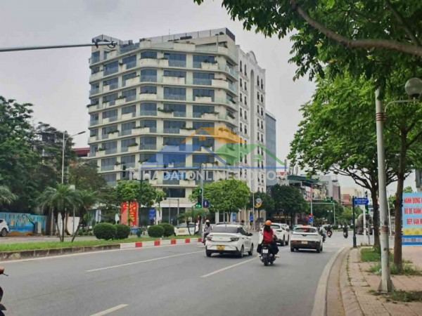 Toà nhà mặt phố hồng tiến, 480m x 9 tầng, mt 18m, dòng tiền 6 tỷ/năm
