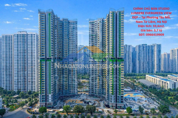 Chính chủ bán studio lumiere evergreen view đẹp – tại phường tây mỗ, nam từ liêm, hà nội