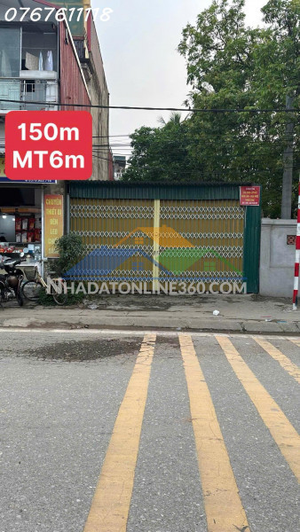 Bán nhà cổ linh, thạch bàn, đường container tránh, vỉa hè, view trường học, 150m, mt6m, 180tr