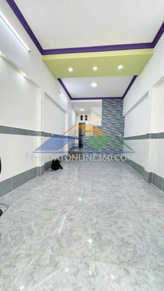 Nhà mới 2 tầng hẻm 181 đường âu dương lân p3q8. giá: 6.38 tỷ