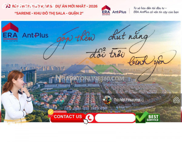 Sarene - sala - bán căn 3pn - diện tích lớn, rộng 163m2 - view tháp 99 tầng + trực diện landmark 81