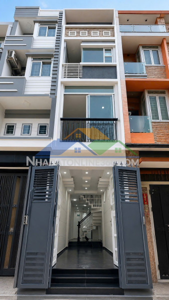 Nhà mới 2lầu+st hẻm 4m hưng phú p.chánh hưng (p10q8)