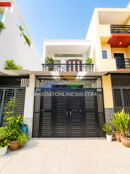 Cực hiếm: 72m2 gần chợ gò xoài - hẻm 6m thẳng tắp - ô tô ngủ trong nhà - chỉ 5.x tỷ