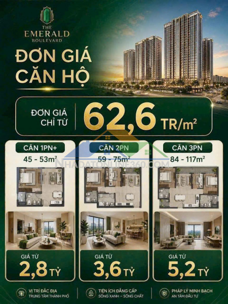 The emerald boulevard nằm trên trục ql13, cách cầu bình triệu phạm văn đồng 6,5km