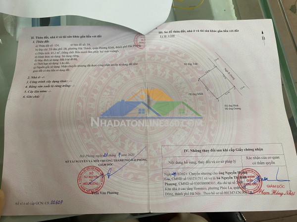 Hàng cực hiếm - lô đất đẹp tại hải thành 2 - giá chỉ từ 1 tỷ 410 triệu