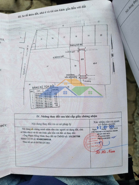 Đất đẹp – giá tốt – chính chủ cần bán đất tại  phường hiệp bình phước, thủ đức
