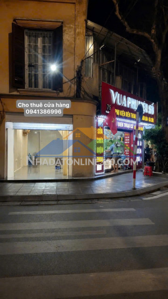 Cho thuê cửa hàng – nhà góc phố số 10 đặng dung/ 75 quán thánh, ba đình, hà nội