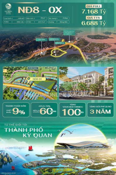 Nhỉnh 1 tỷ, bạn sở hữu ngay siêu phẩm liền kề 70m tại dự...