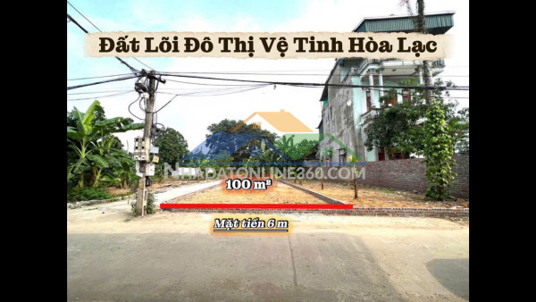 [hot-đất hoà lạc] cách đại lộ thăng long và ga metro 5-100m  - 0332861467