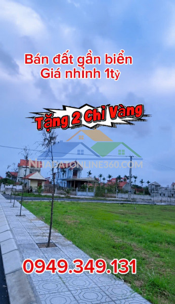 Sở hữu ngay đất nền ven biển - thổ cư 100% - xã hải xuân,...