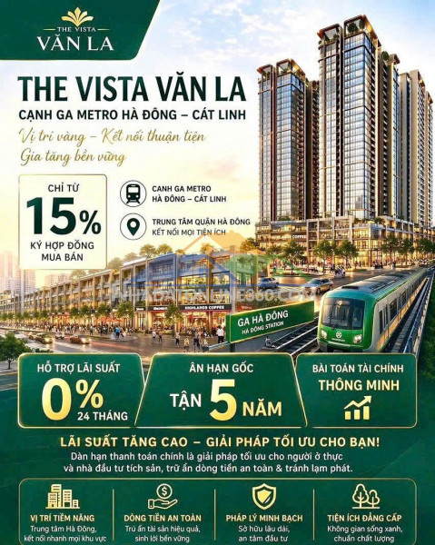 ✨ cơ hội vàng an cư quang trung hà đông – chỉ cần 15% ký hđ, ưu đãi 2% liền tay!