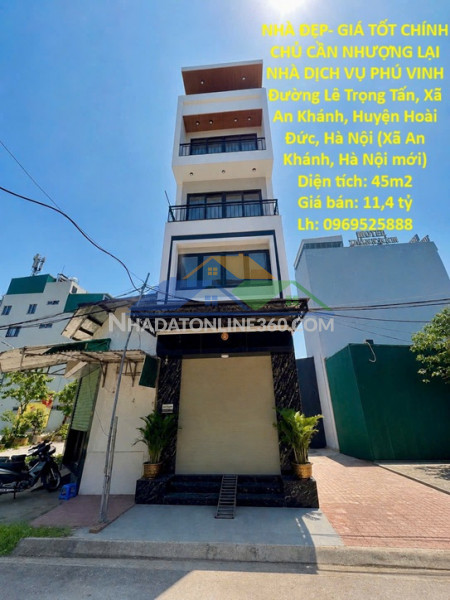 Nhà đẹp- giá tốt chính chủ cần nhượng lại nhà dịch vụ phú vinh – an khánh, huyện hoài đức, tp hà nội