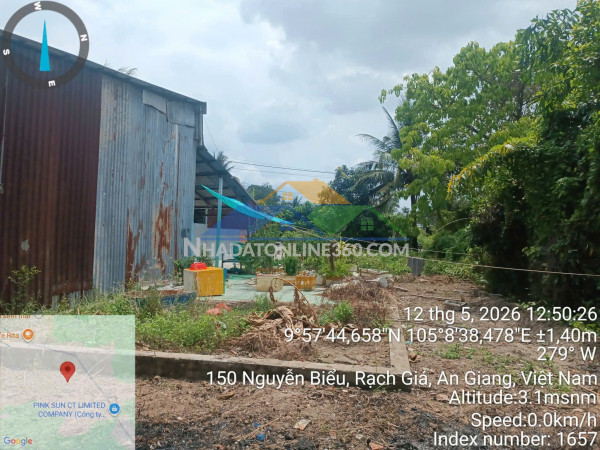 Cần bán đất mặt tiền đường nguyễn biểu – giá ngộp đầu tư tốt tại tp rạch giá - kiên giang.