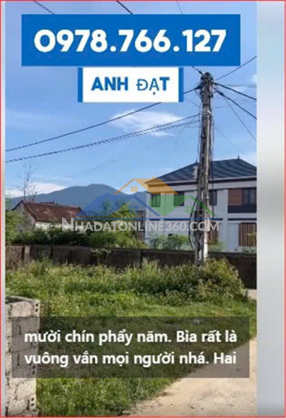 Đất đẹp – giá tốt – chính chủ cần bán lô đất tại xã cương gián, huyện nghi xuân, hà tĩnh