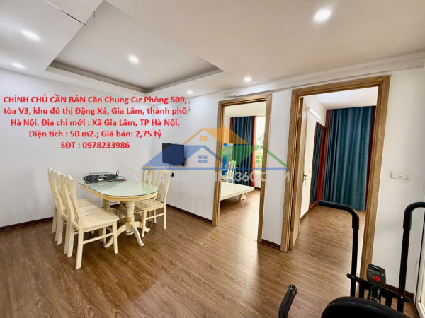 Chính chủ cần bán căn chung cư phòng 509, tòa v3, khu đô thị...