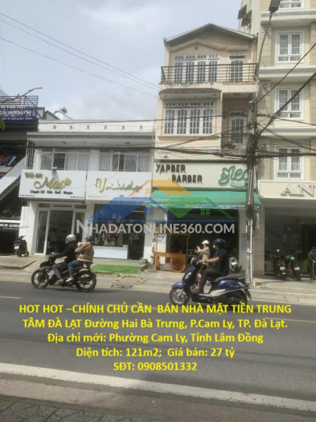 Hot hot –chính chủ cần  bán nhà mặt tiền trung tâm đà lạt...